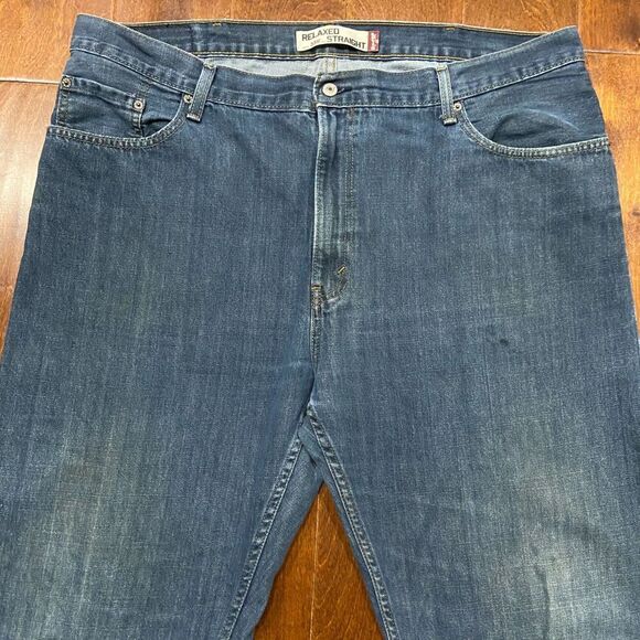 Levi's 559 Y2K Relaxed Straight Leg Denim Blue Jeans Y2K Men's Size 44 x 32 - Picture 3 of 11